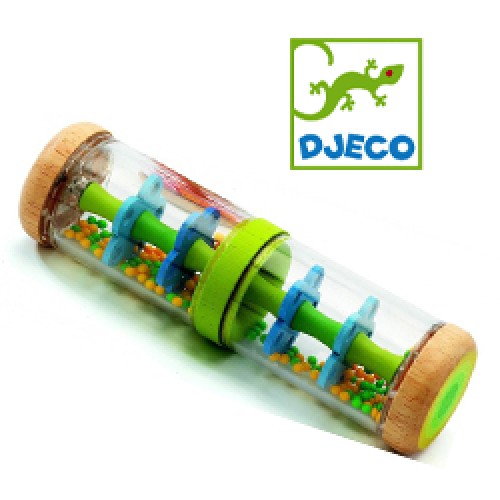 Jucărie bebe Djeco Ploaie colorată-Verde