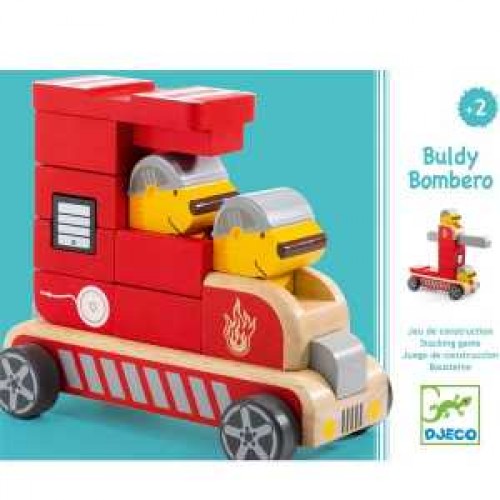 Buldy Bombero, mașina de pompieri Djeco