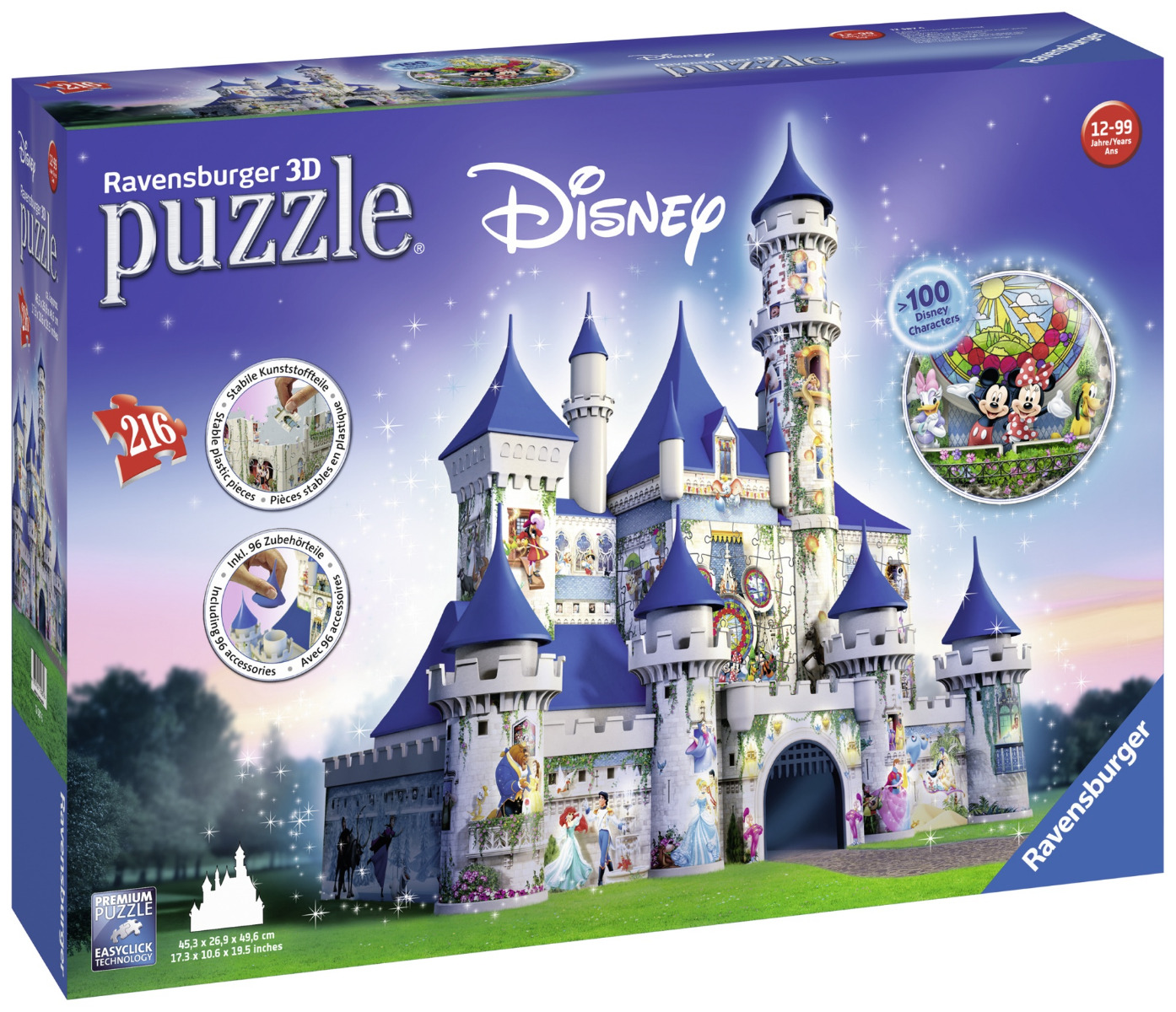 Puzzle 3D Castelul Disney,216 Piese