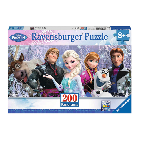 Puzzle Frozen Panorama Inghetata, 200 Piese
