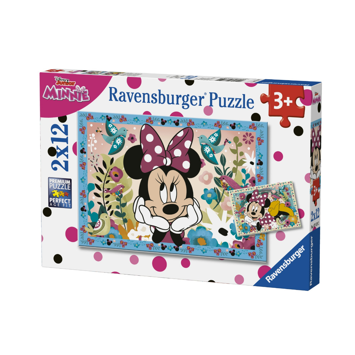 Puzzle Minnie Mouse, 2X12 Piese
