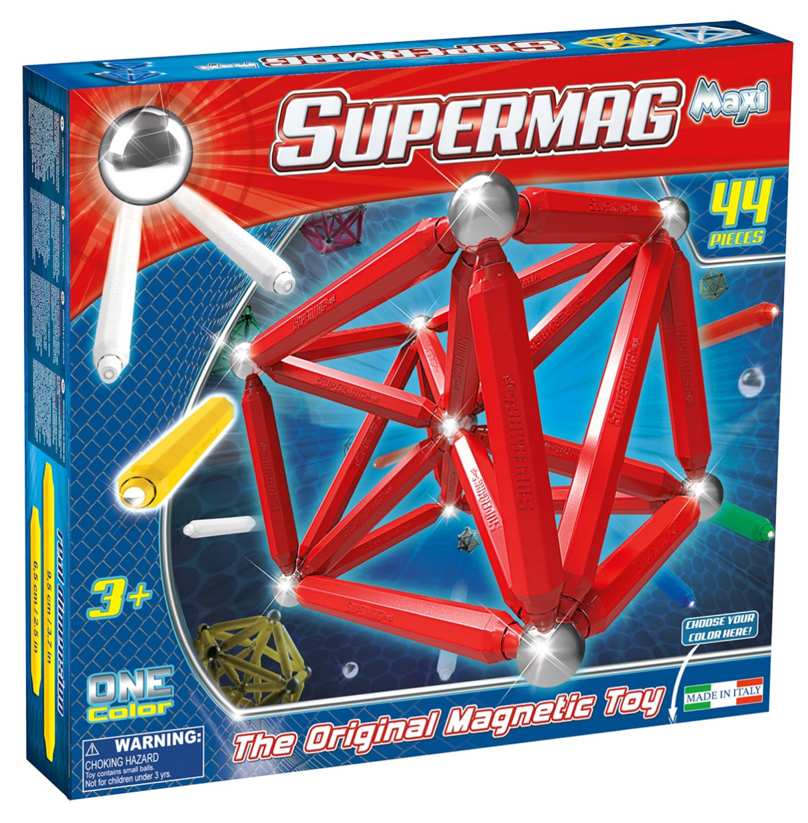 Supermag Maxi One Color - Set Constructie 44 Piese