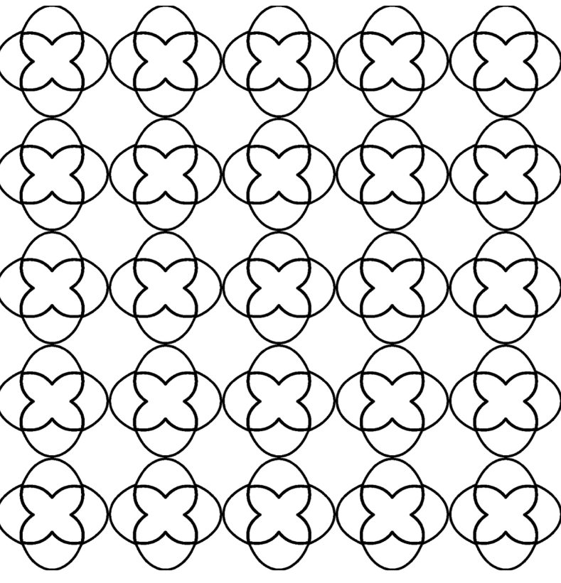 Servetele de masa albe cu imprimeuri geometrice 33x33