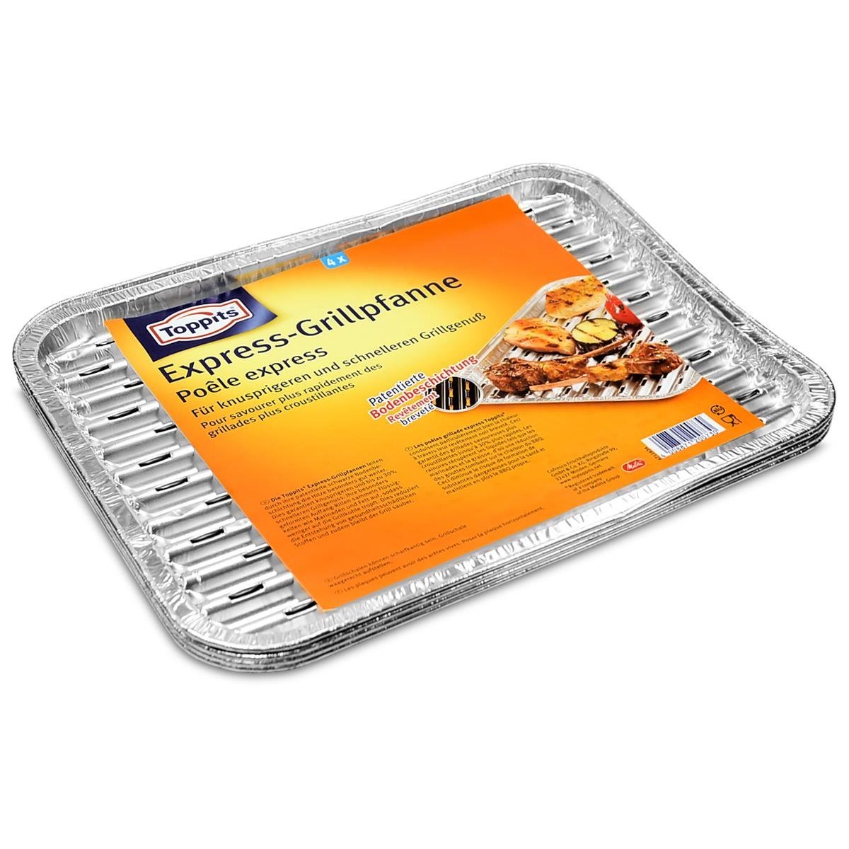 Tavă de grătar din aluminiu cu acoperire de bază patentată 4buc/set