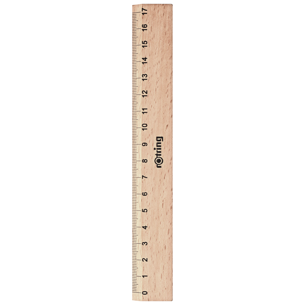 Rigla din lemn, 17 cm ROTRING Centro