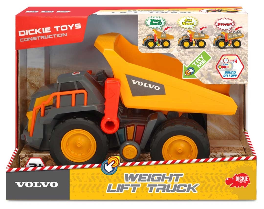 Camion basculant Dickie Toys Volvo Weight Lift Truck