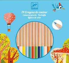 Creioane colorate natur Djeco