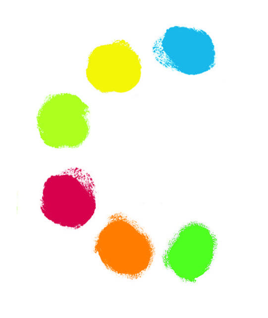 6 culori de pictat cu mana Djeco
