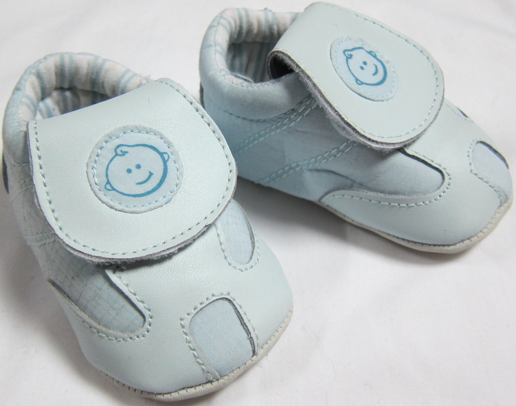 Botosei bebe fete, M68034, (Bleu/crem/roz)