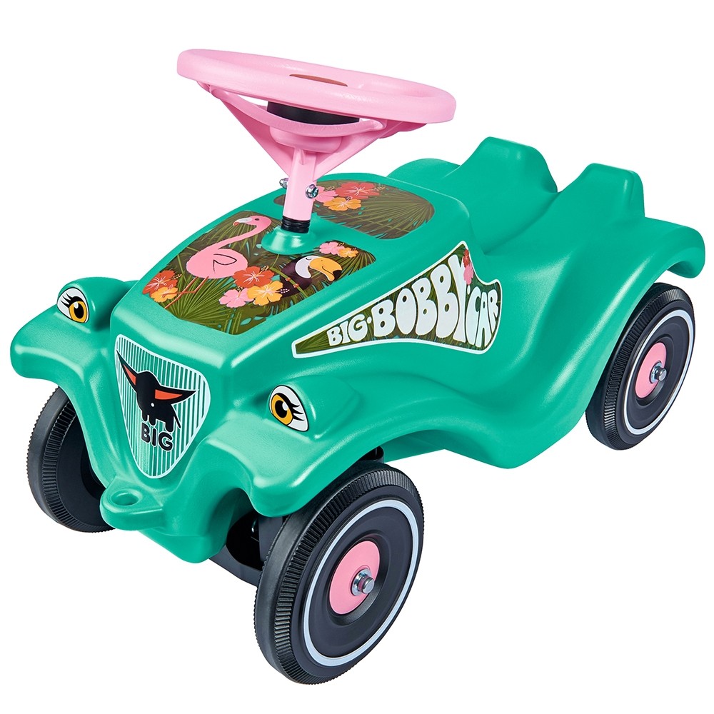 Masinuta de impins Big Bobby Car Classic Tropic Flamingo