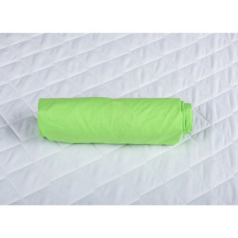 BabyNeeds - Cearceaf cu elastic 120x60 cm, Verde