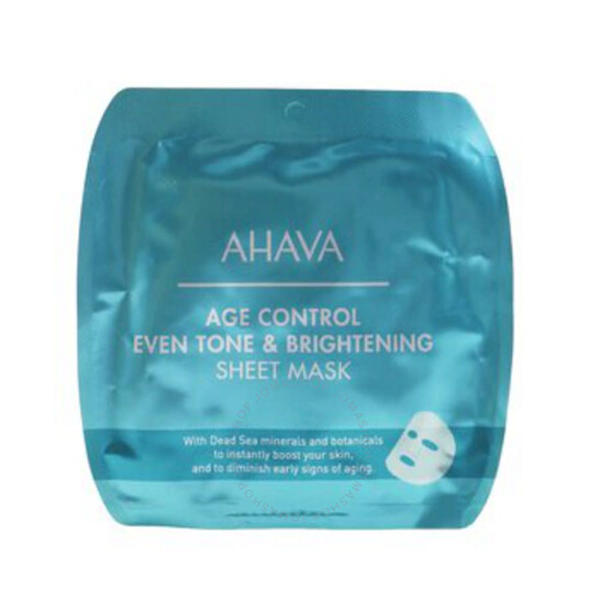 Ahava Age Control Even Tone Brightenning Sheet Mask Masca Pentru Intinerirea si Fermitatea Tenului 17g