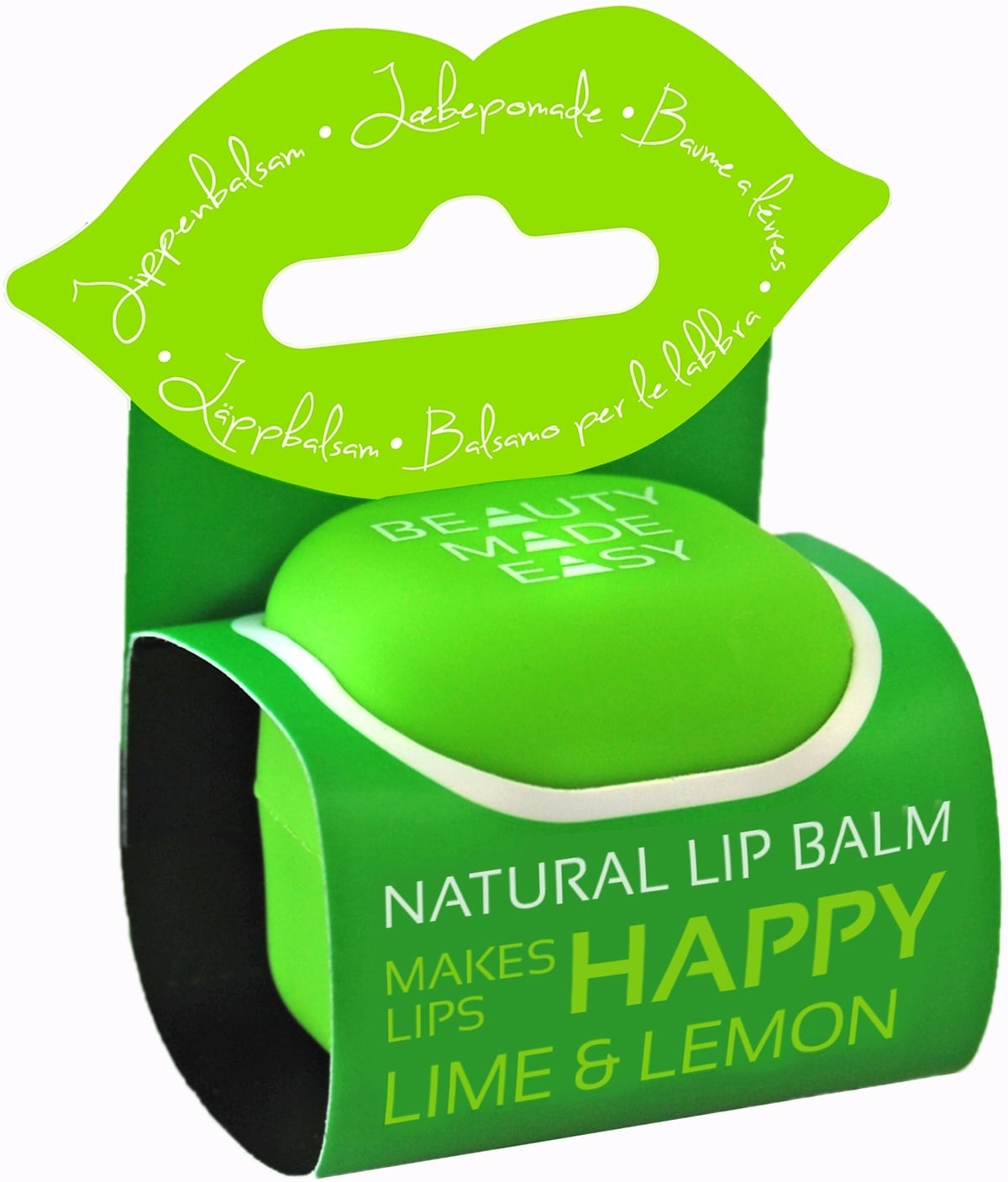 Balsam natural de buze cu lime si lamaie, Beauty Made Easy, 6.8 g