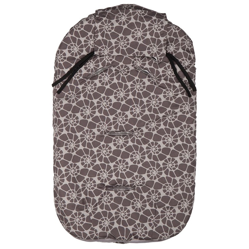 Gmini Sac de iarna Brown Flowers image 2