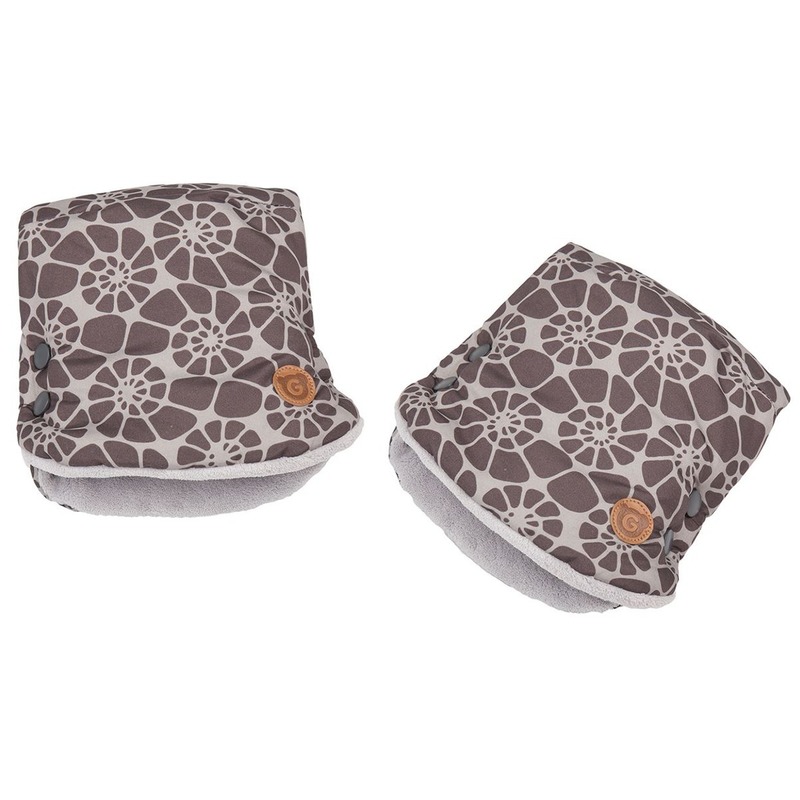 Gmini Manusi pentru carucior Brown Flowers image 1