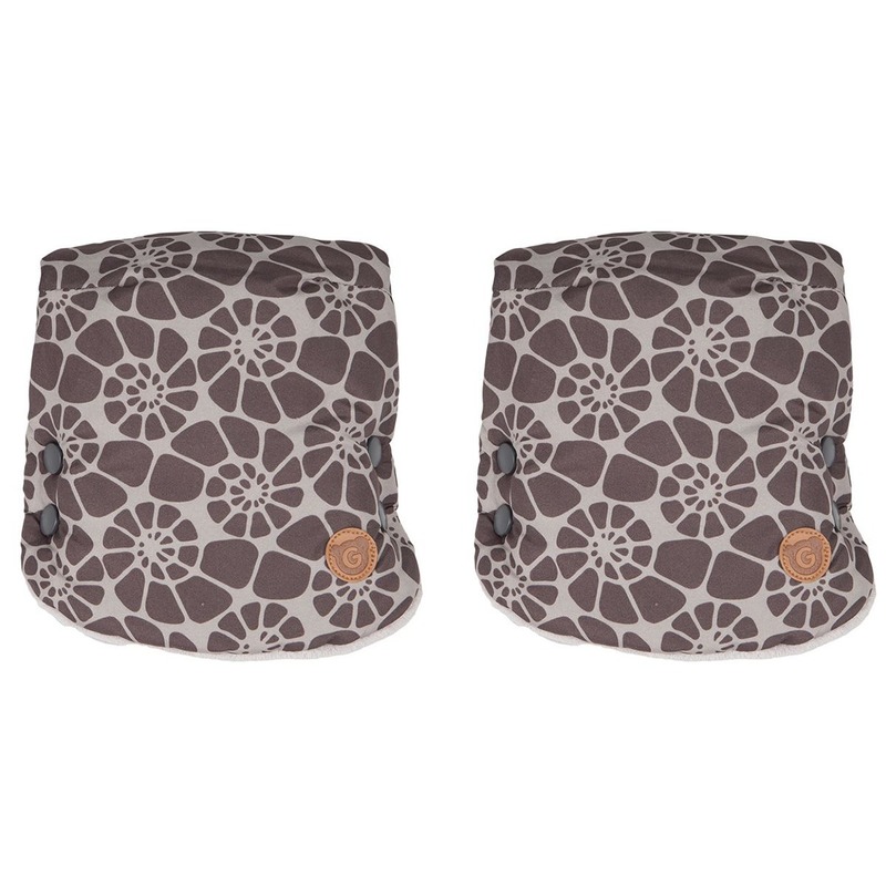 Gmini Manusi pentru carucior Brown Flowers image 2