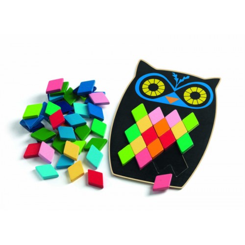 Puzzle mozaic Bufniță