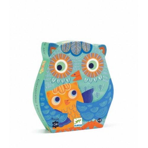 Puzzle Djeco Mama bufnița