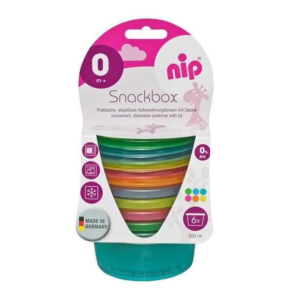 Set 6 boluri cu capac pentru alimente 0+ Nip 37063 image 4