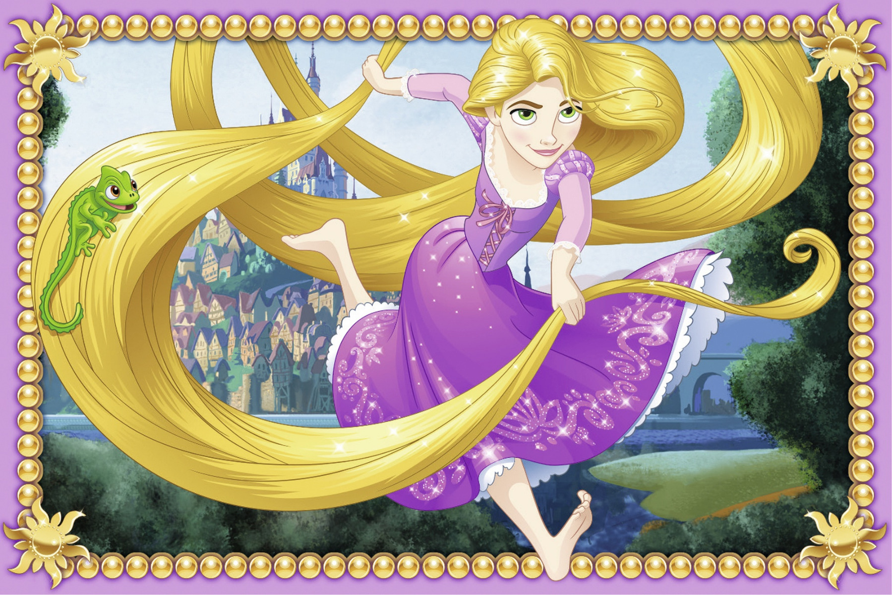 Puzzle Printesele Disney, 6 Piese image 3