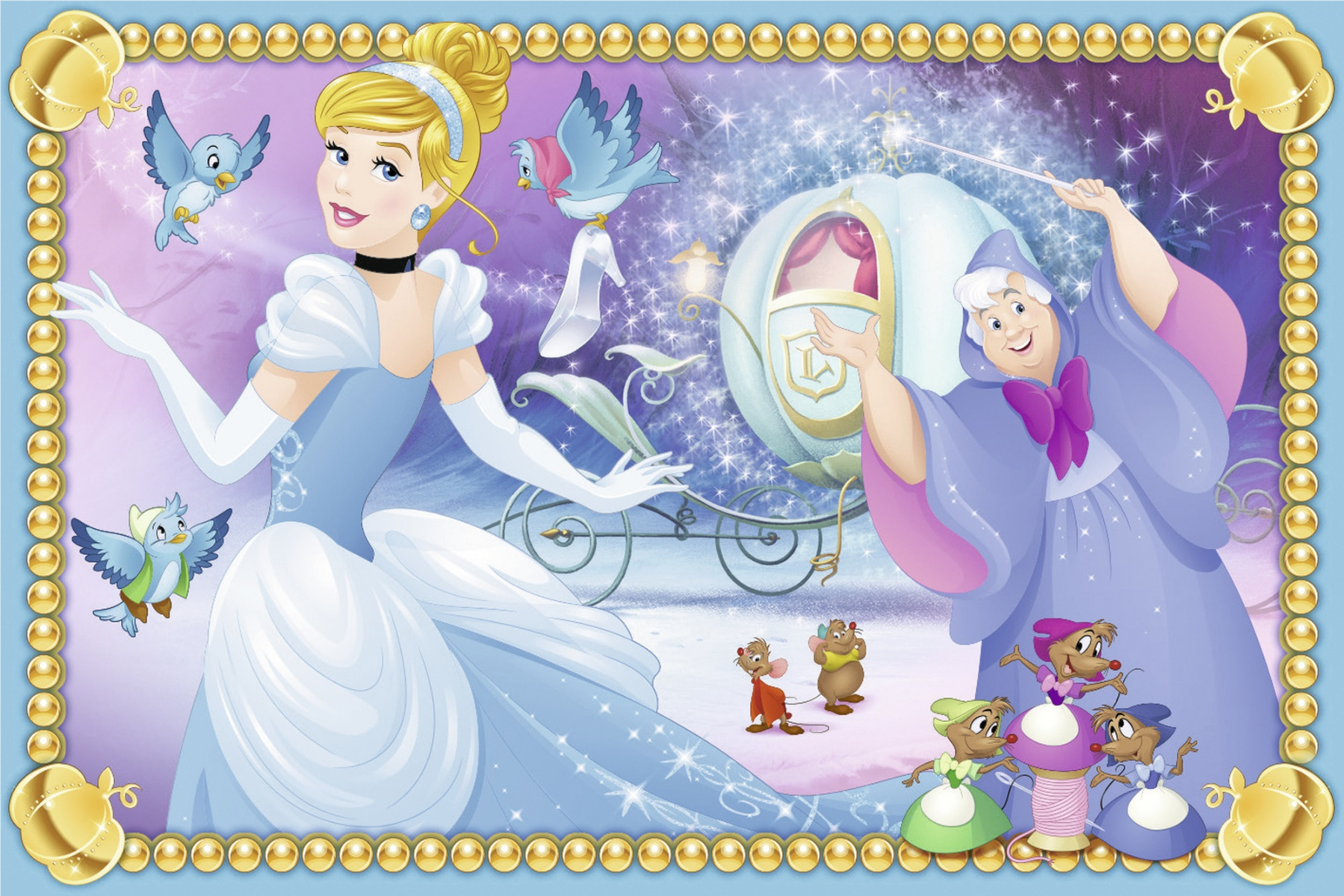 Puzzle Printesele Disney, 6 Piese image 6