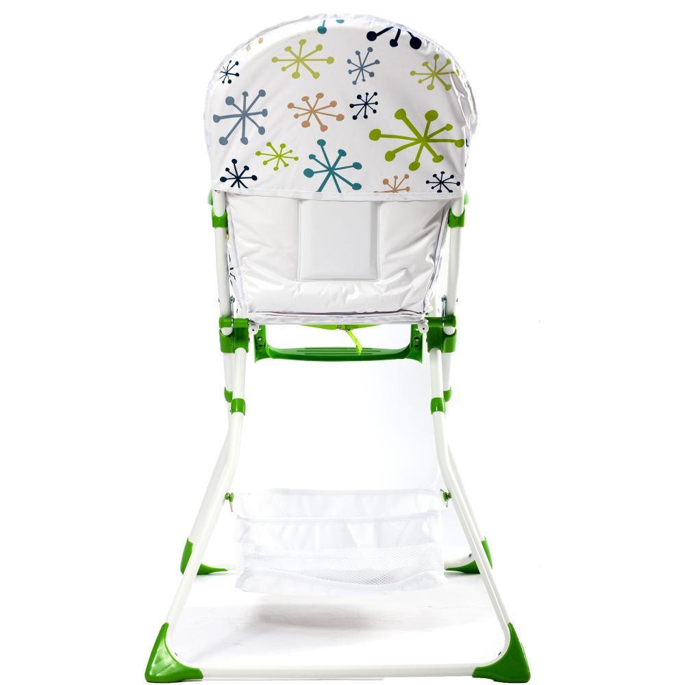 Scaun de masa pentru copii Niami Mamakids - Verde cu Floricele image 3