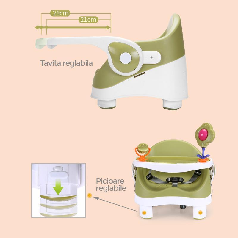Scaun de masa Booster, Bp, Albastru image 1