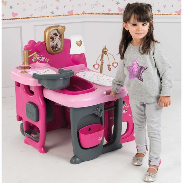 Centru de ingrijire pentru papusi Smoby Baby Nurse Doll`s Play Center cu 23 accesorii image 8