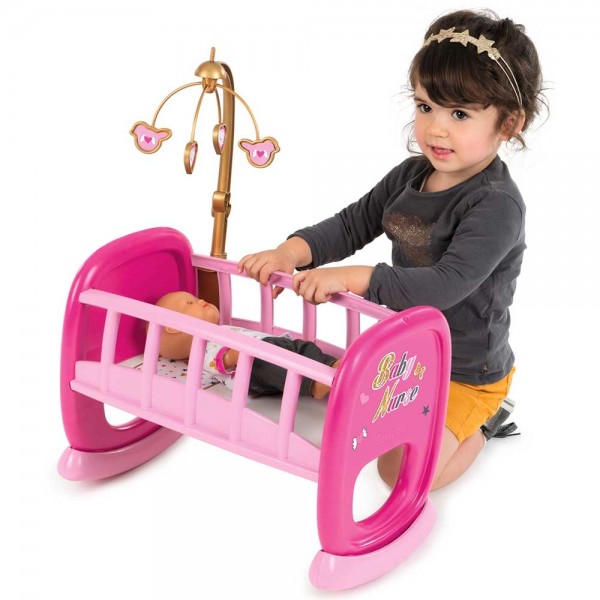 Leagan pentru papusa Smoby Baby Nurse cu carusel image 1
