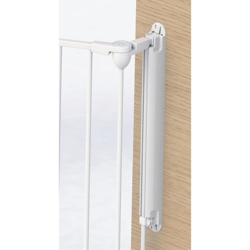 Tarc de siguranta modular cu 3 panouri, metal alb, Noma N94054   image 7