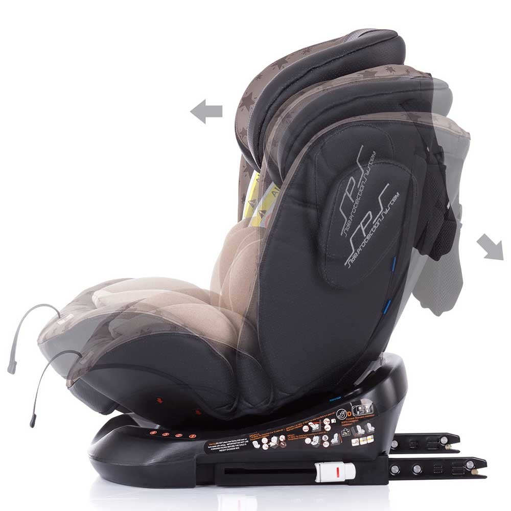 Scaun auto Chipolino Twist 0-36 kg mocca cu sistem Isofix image 2