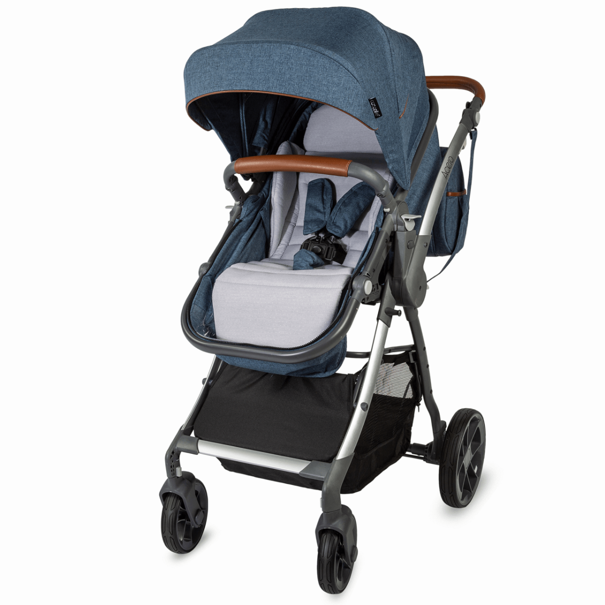 Carucior transformabil 3in1 Coccolle Acero Jeans image 2