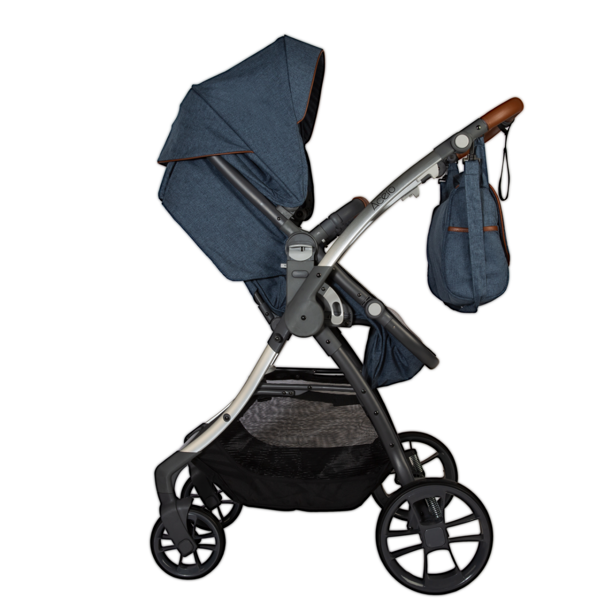 Carucior transformabil 3in1 Coccolle Acero Jeans image 5