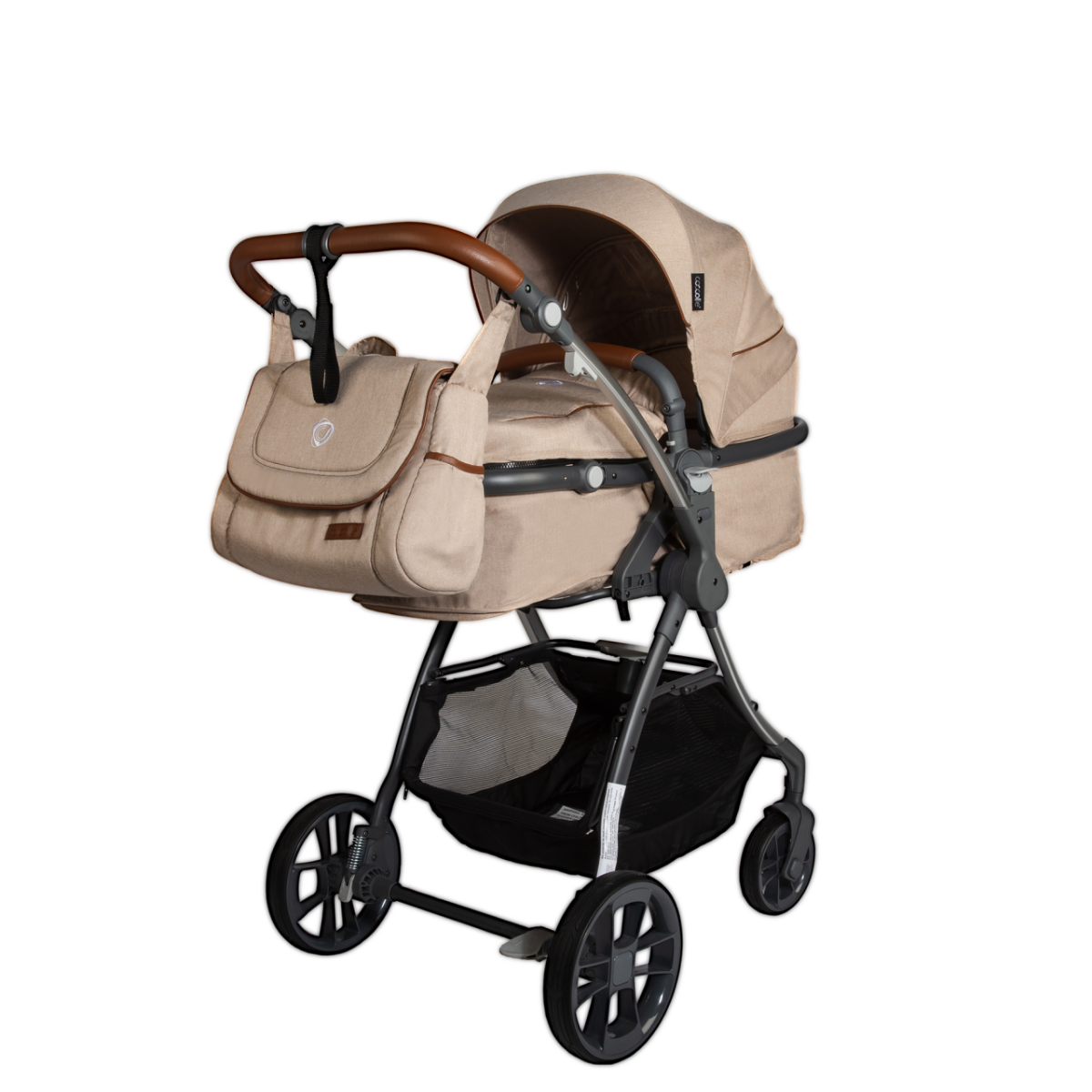 Carucior transformabil 3in1 Coccolle Acero Bej image 6