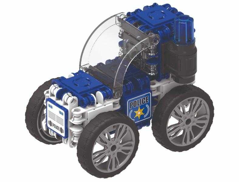 Set de construit Clicformers-Politie, 72 piese image 3