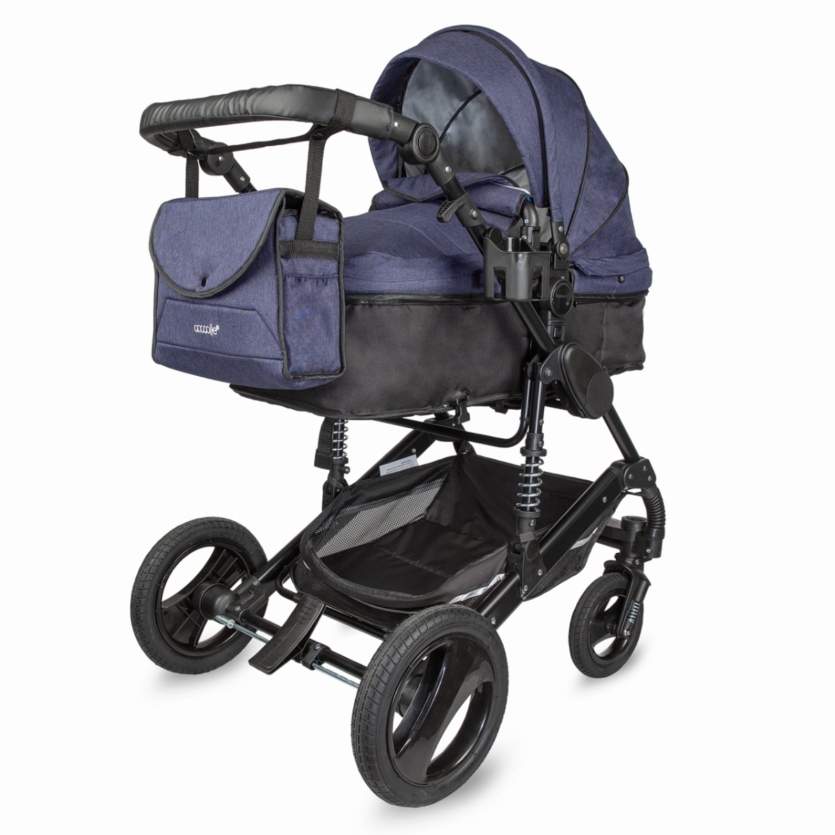 Carucior transformabil 2 in 1 Coccolle Oppa Albastru image 4