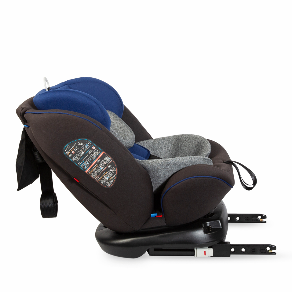 Scaun auto rotativ cu Isofix grupa 0-36 kg Coccolle Nova Albastru image 4