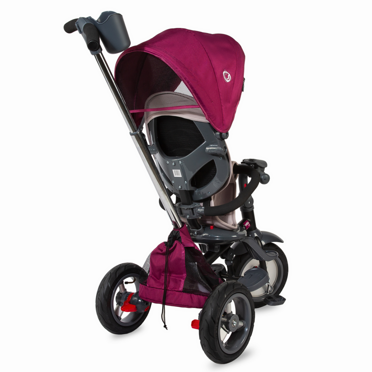 Tricicleta multifunctionala 4in1 cu sezut reversibil Coccolle Velo Air Violet image 4