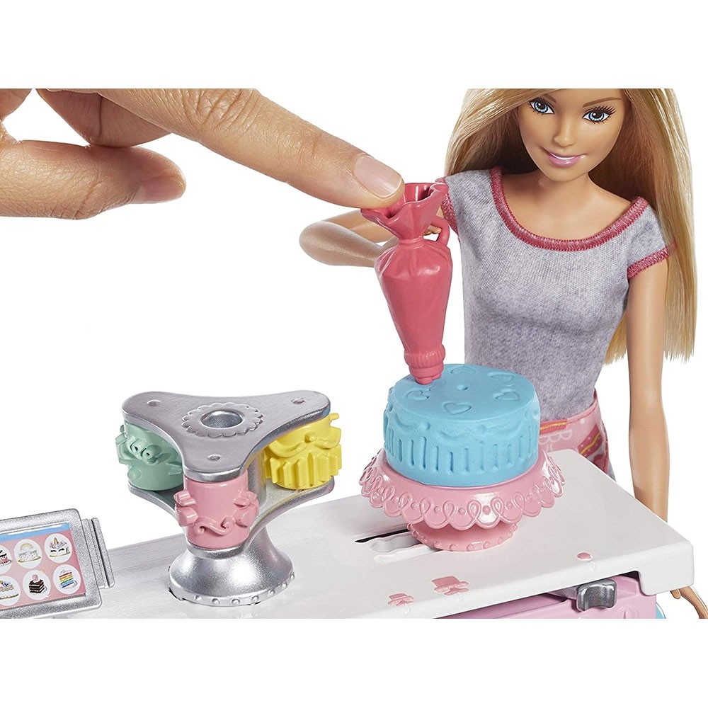 Set Barbie by Mattel I can be Papusa cu cofetarie GFP59 image 5