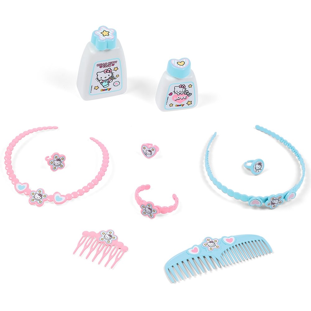 Jucarie Smoby Masuta de machiaj Hello Kitty Hairdresser 2 in 1 image 4