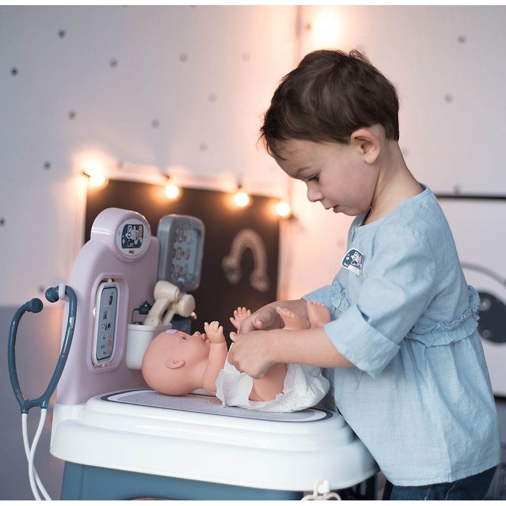 Centru de ingrijire pentru papusi Smoby Baby Care Center cu papusa si accesorii image 5