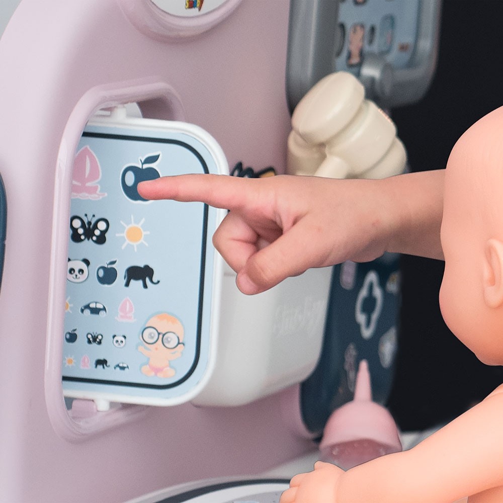 Centru de ingrijire pentru papusi Smoby Baby Care Center cu papusa si accesorii image 12