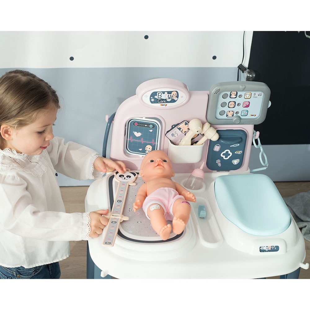 Centru de ingrijire pentru papusi Smoby Baby Care Center cu papusa si accesorii image 16