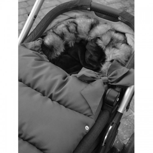 Sac iarna carucior cu blanita detasabila Mevis Delux Albastru