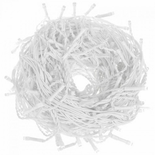 Instalatie luminoasa de craciun 500 leduri, 23 m, 8 functii, exterior/interior, tip perdea de turturi alb cald