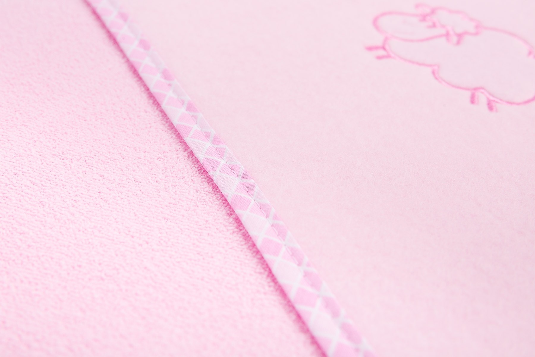 Prosop cu gluga Sensillo SHEEP 80x80 cm Pink