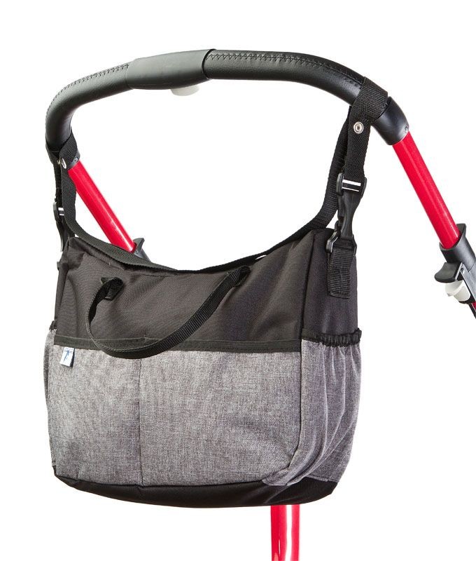 Geanta pentru carucior Caretero DELUXE Black/Grey