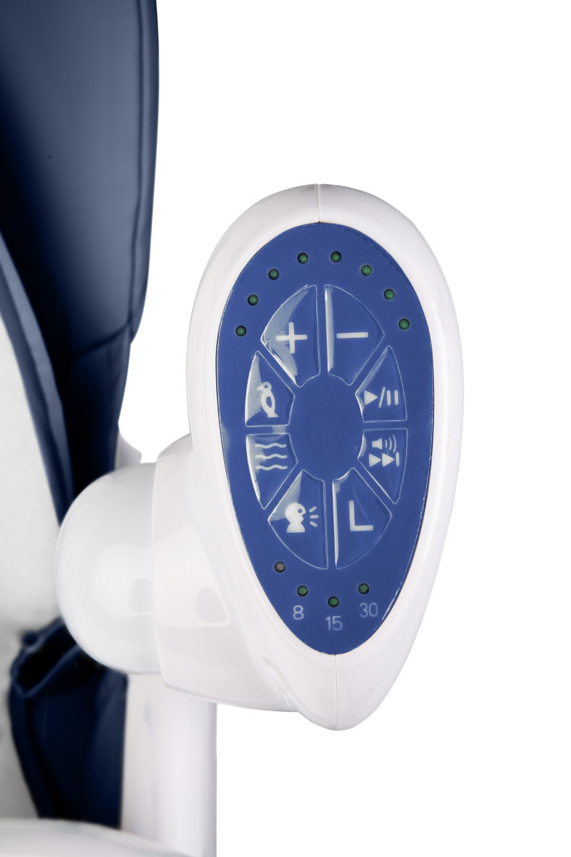 Scaun de masa cu leagan electric Caretero INDIGO 2 in 1 Navy image 4