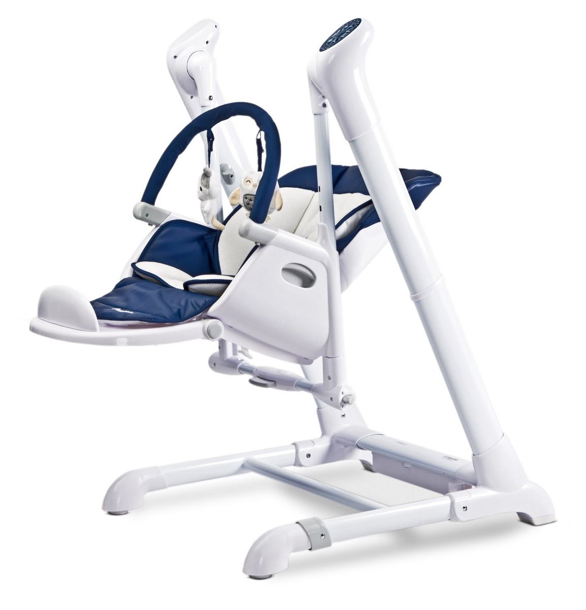Scaun de masa cu leagan electric Caretero INDIGO 2 in 1 Navy image 7
