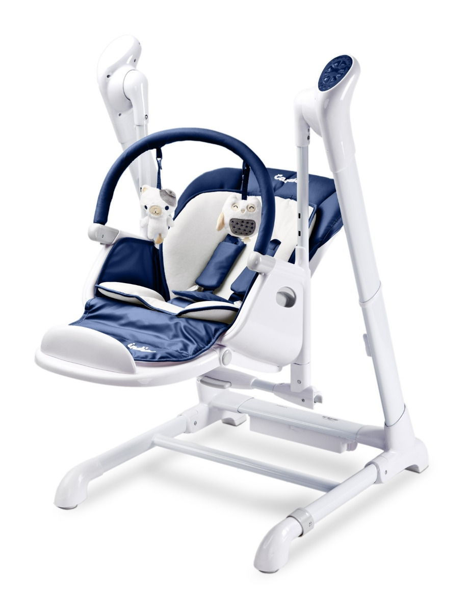 Scaun de masa cu leagan electric Caretero INDIGO 2 in 1 Navy image 8